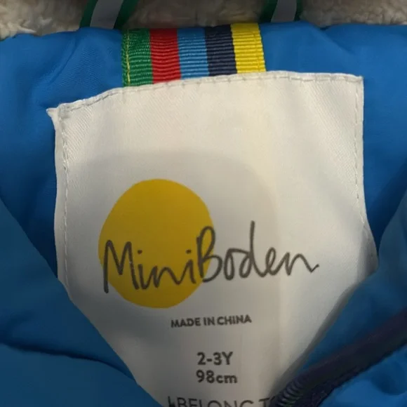 Mini Boden boys dinosaur jacket 2-3T - Picture 2 of 3